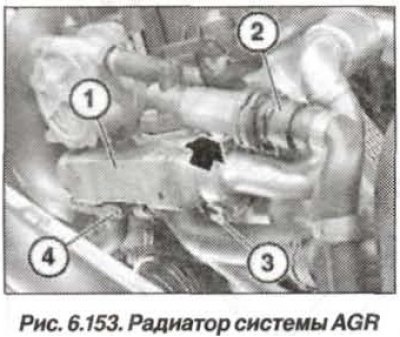 Dacă există o transmisie automată, deblocați și deconectați furtunul (1, fig. 6.153) sisteme de…
