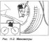 Checking the brake system with pressure and vacuum