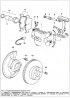 The disc brake mechanism of the car