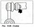 Replacement of racks of fastening of a bar of the stabilizer